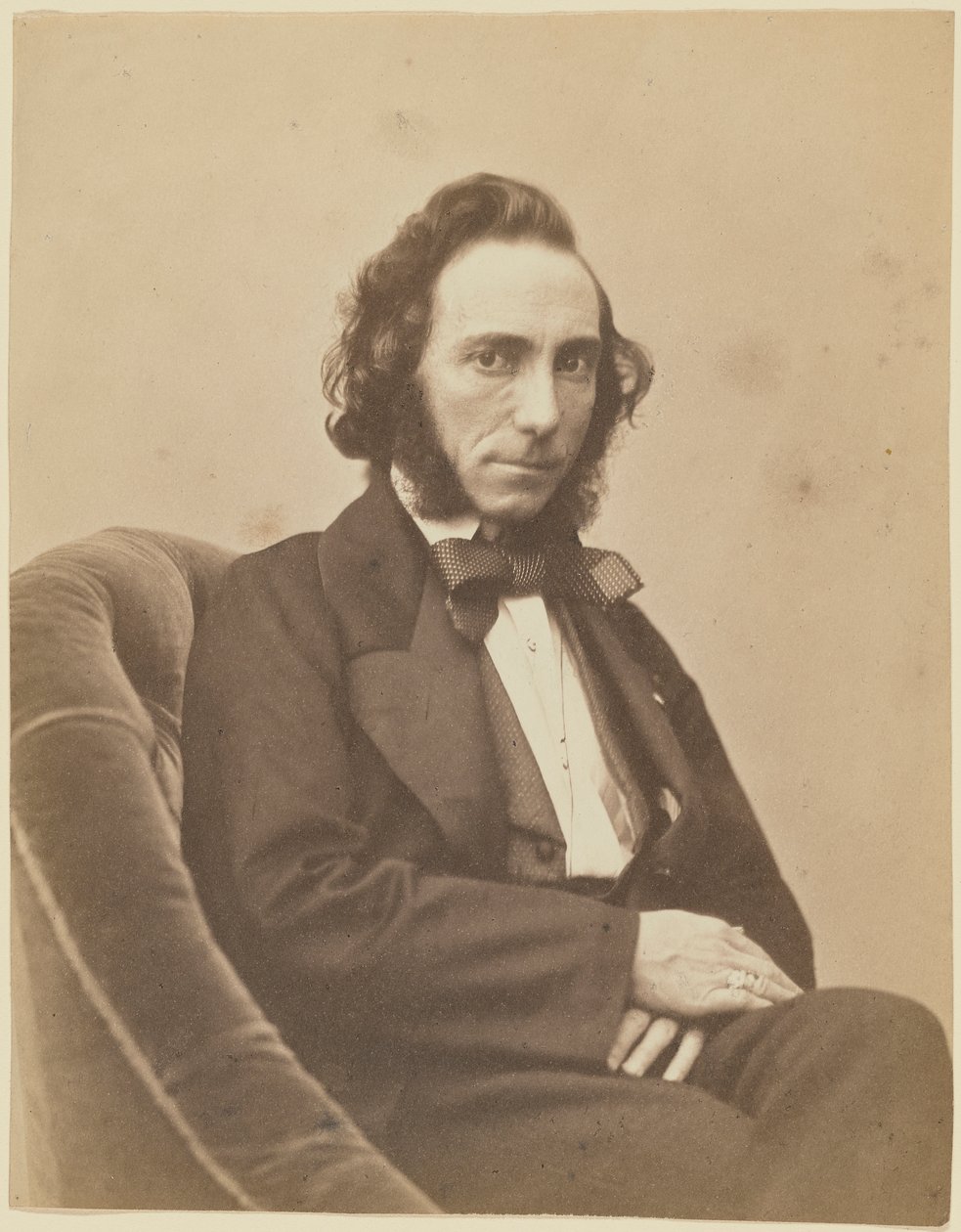 Portrait du violoniste et compositeur Ernesto Camillo Sivori 1815-1894, 1854-1855 - Gaspard Félix Nadar