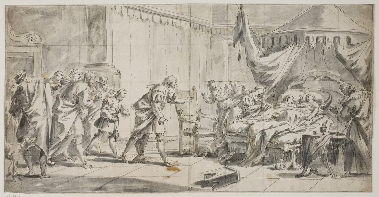 Un couple allongé dans un lit tandis que d