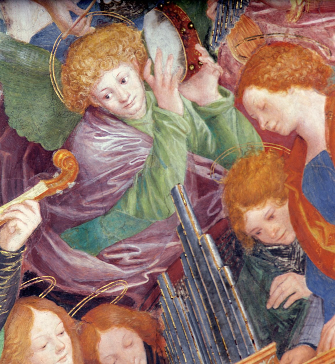 Le Concert des Anges, 1534-36 (détail) - Gaudenzio Ferrari