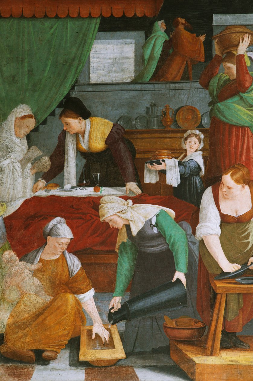 Nativité de Marie et Annonciation à Sainte Anne et Saint Joachim - Gaudenzio Ferrari
