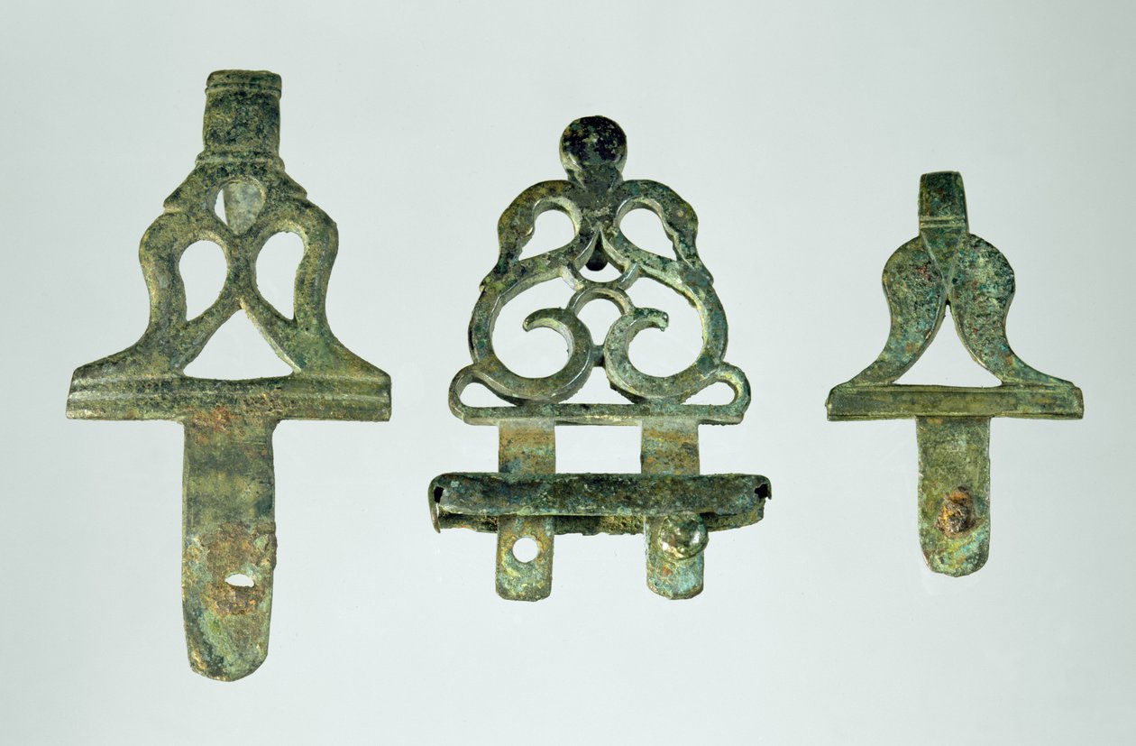 Crochets de ceinture, de Châlons-sur-Marne, Tène II (300-120 av. J.-C.) - Gaulish