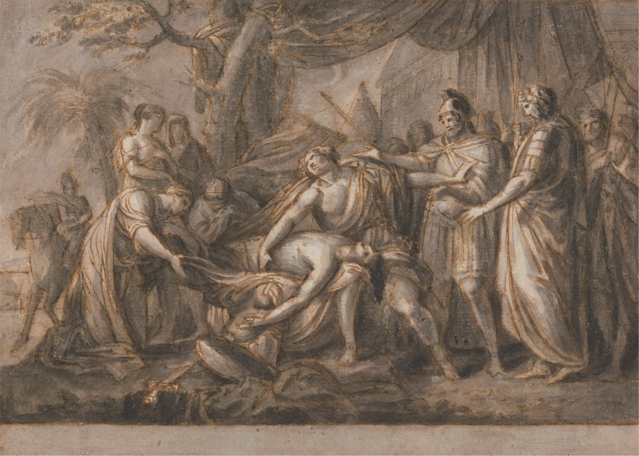 Achille pleurant la mort de Patrocle - Gavin Hamilton
