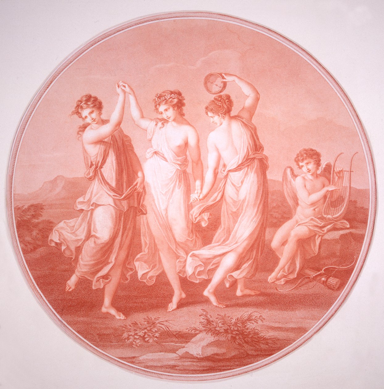 Les Trois Grâces et Cupidon - Gavrila Ivanovitch Scorodomoff
