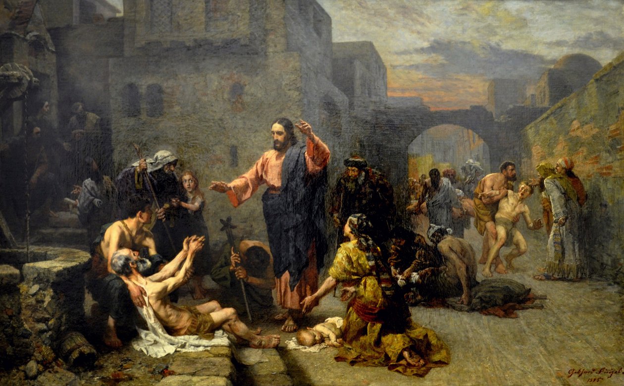 French : Guérison des malades - Gebhard Fugel