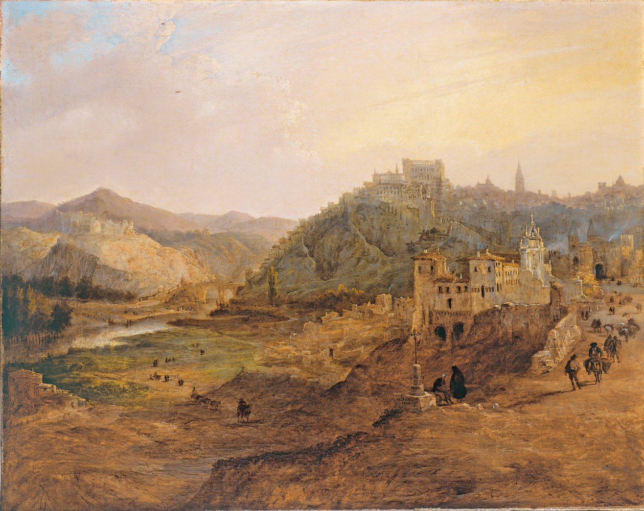 Vue générale de Tolède depuis la Cruz de los Canónigos - Genaro Pérez Villaamil