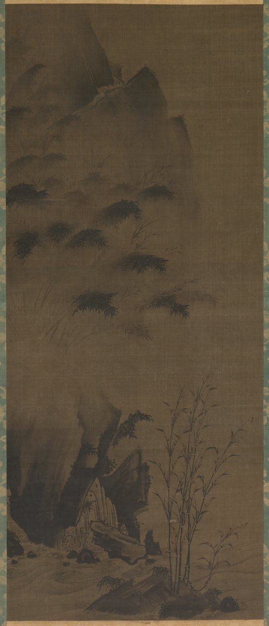 Bambou sous la pluie, Bambou dans le vent, début des années 1500 - Genga