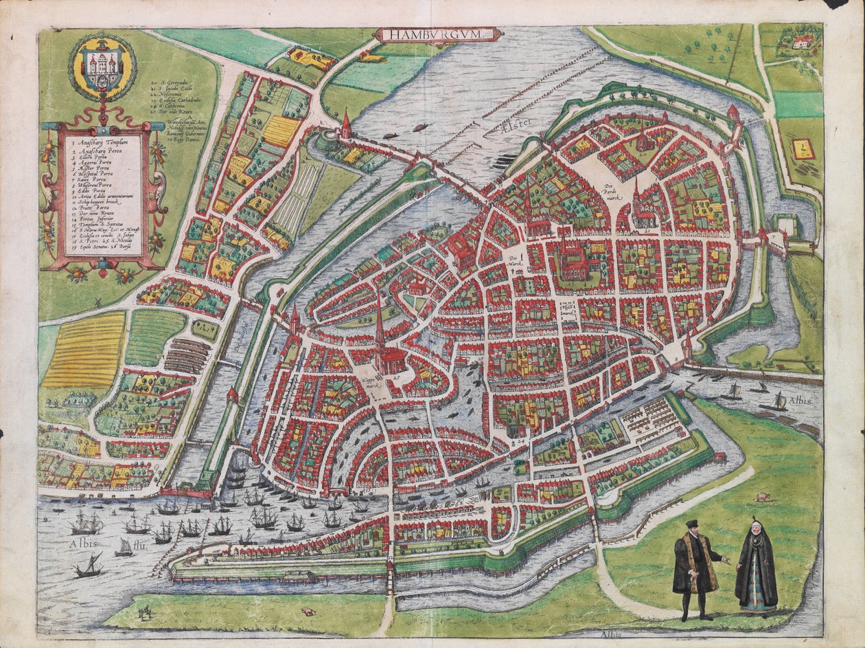 Hambourg - Georg Braun und Franz Hogenberg
