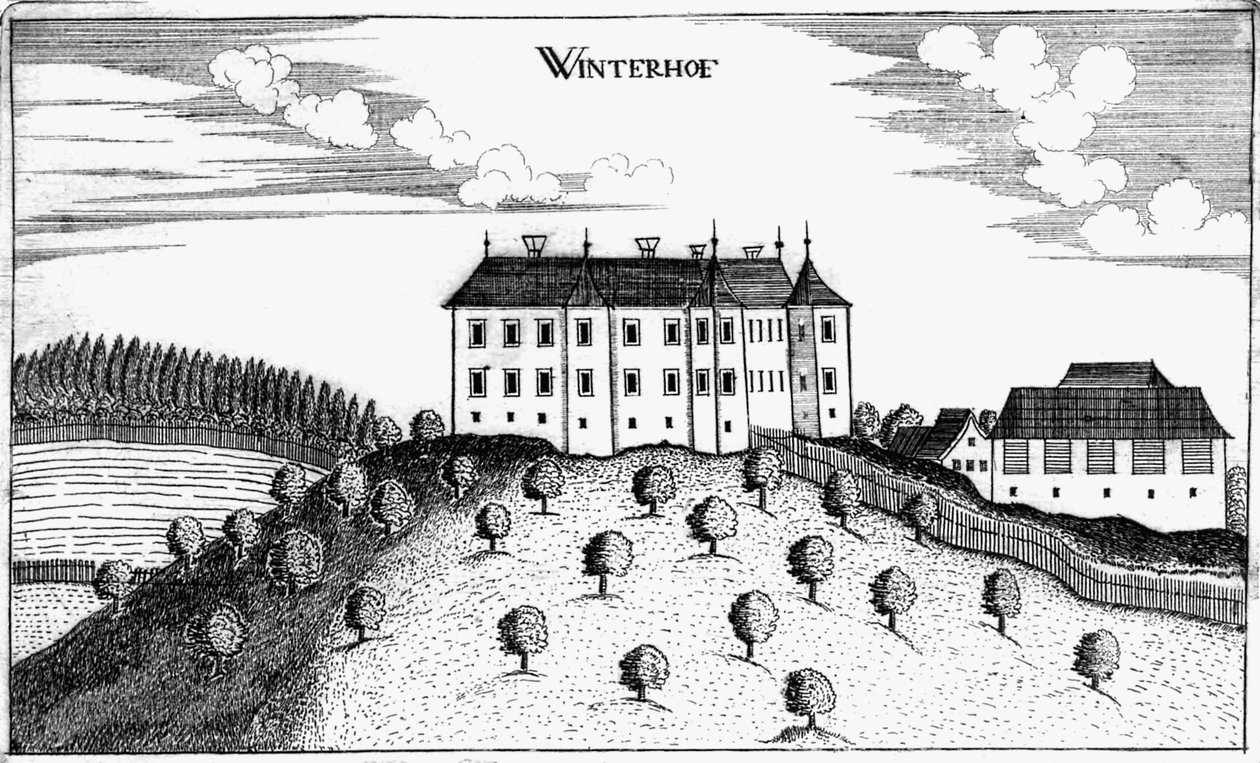 Château de Winterhof à Stögerdorf - Georg Matthaus Vischer