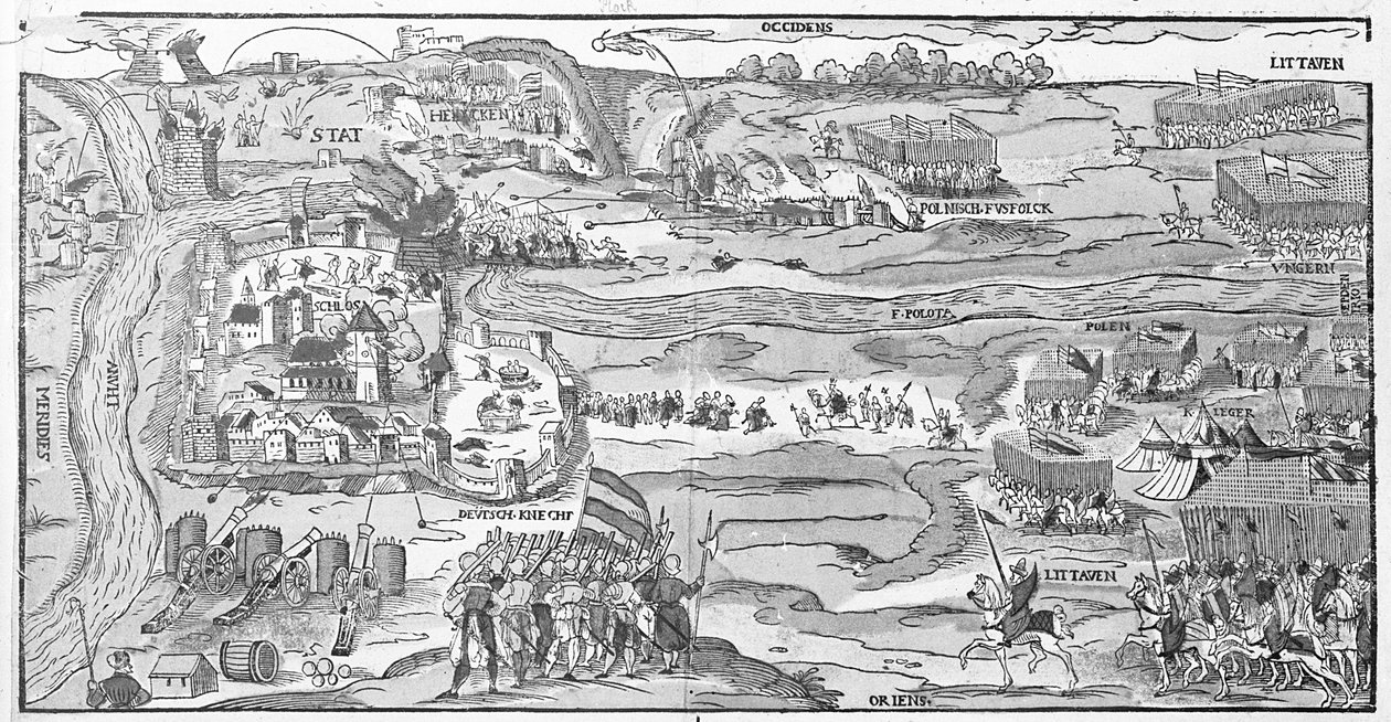 Le Siège de Polotsk en 1579 - Georg the elder Mack