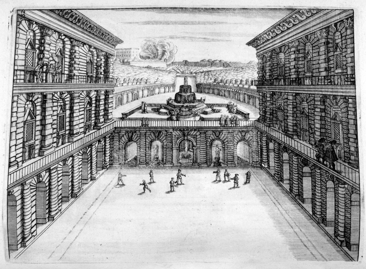 Château et jardin, 1664 - Georg Andreas Bockler