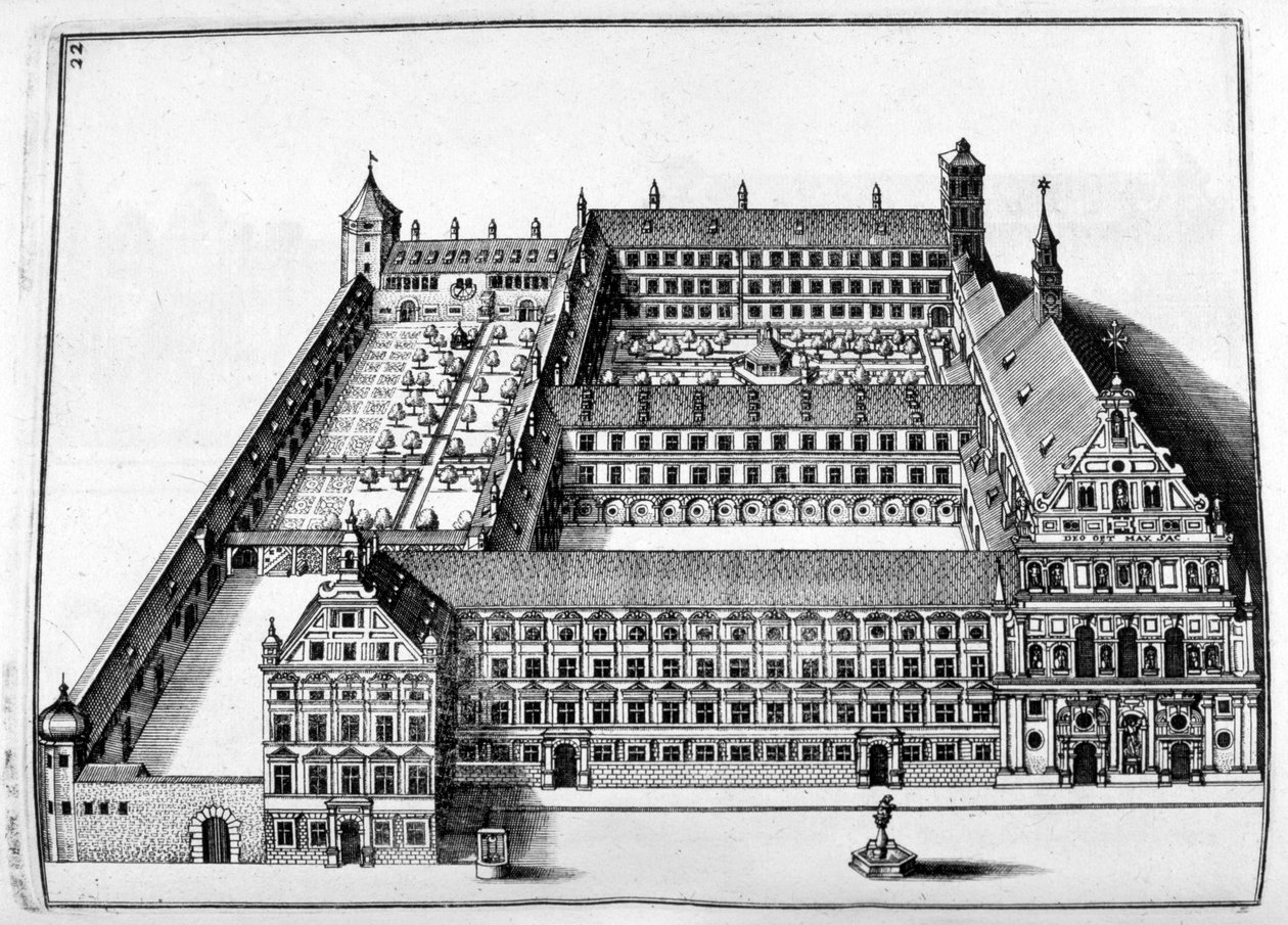 Conception de château, 1664 - Georg Andreas Bockler