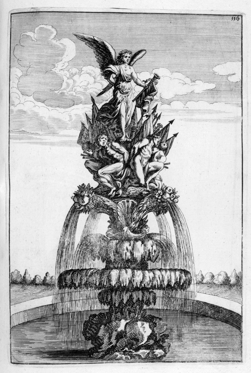 Conception de fontaine, 1664 - Georg Andreas Bockler