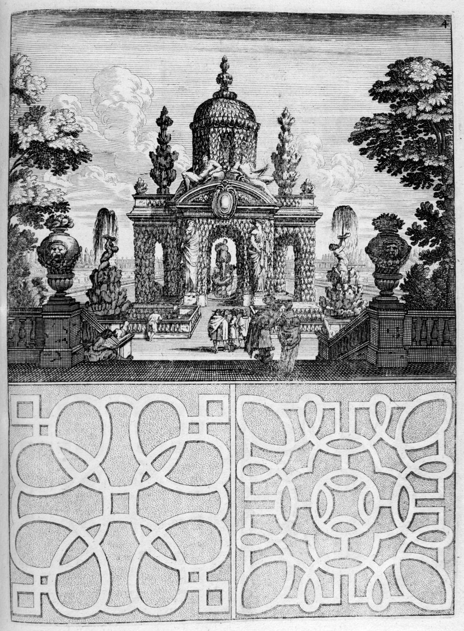 Conception de maison et jardin, 1664 - Georg Andreas Bockler