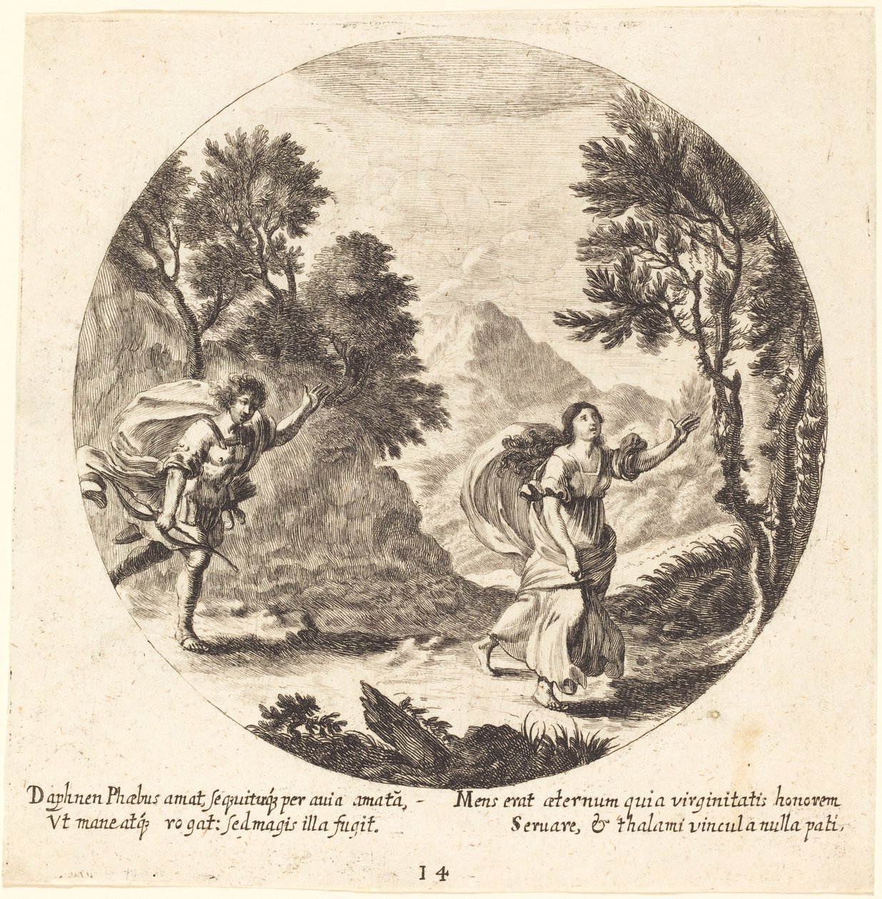 Apollon et Daphné - Georg Andreas Wolfgang the Elder