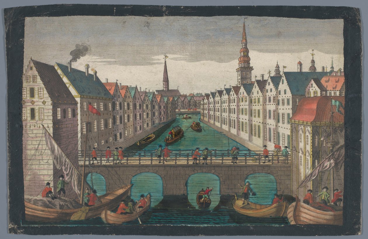 Vue de la Nikolaifleet en face de l