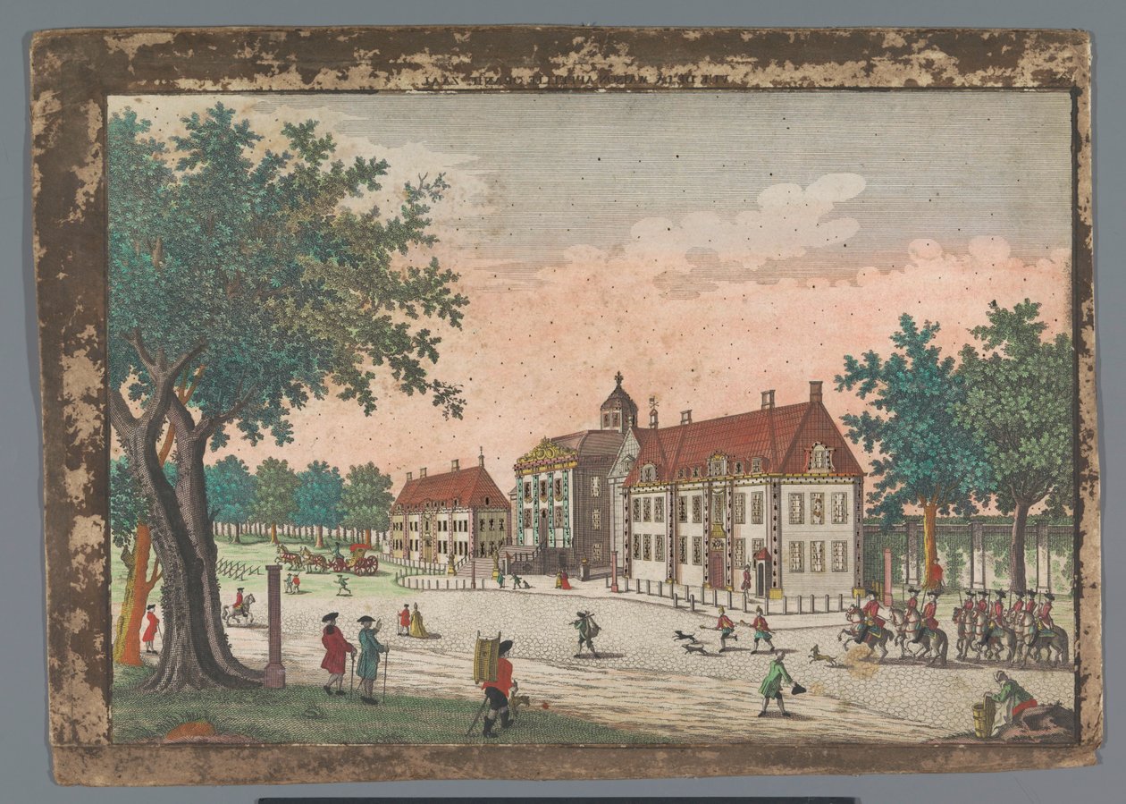 Vue du Palais Huis ten Bosch à La Haye - Georg Balthasar Probst