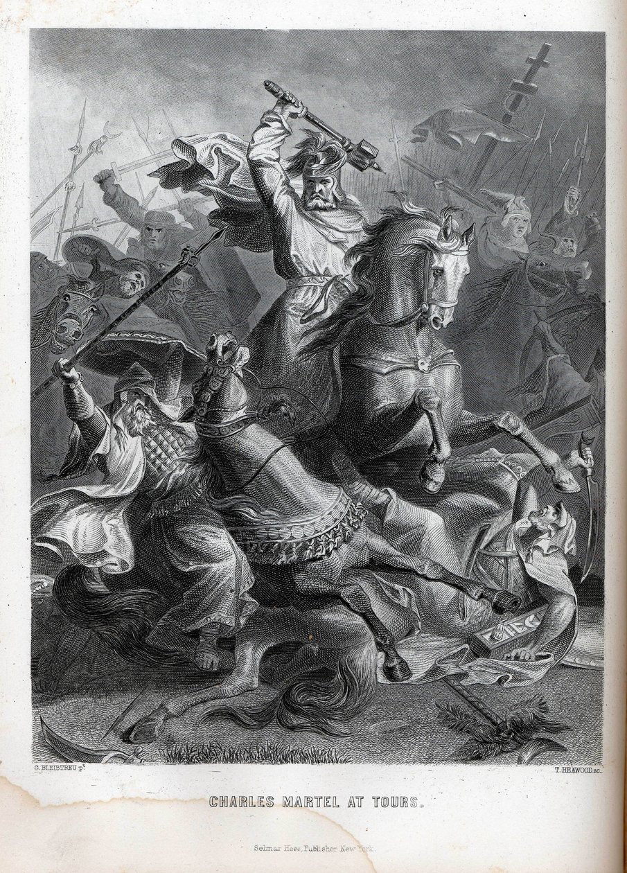 Charles Martel à Tours, 1882 - Georg Bleibtreu