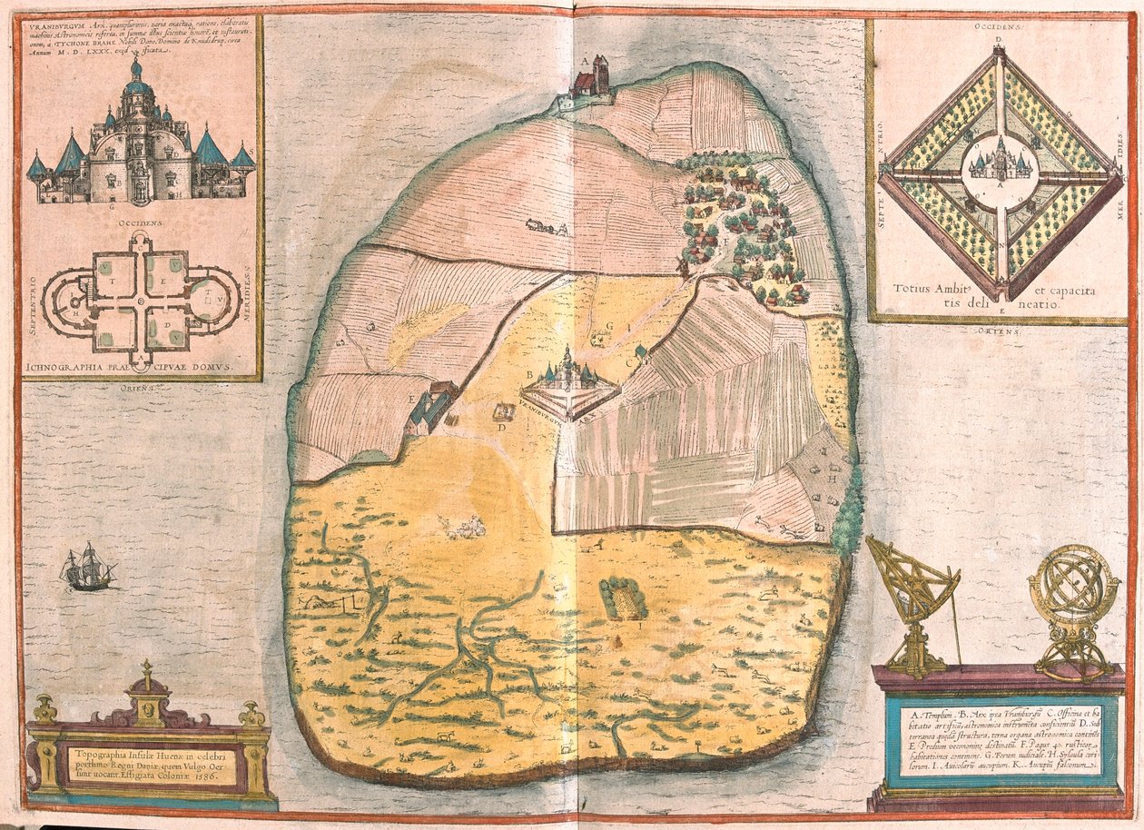 Danemark - dans "Civitates Orbis Terrarum" de Georg Braun, Cologne 1617 - Georg Braun