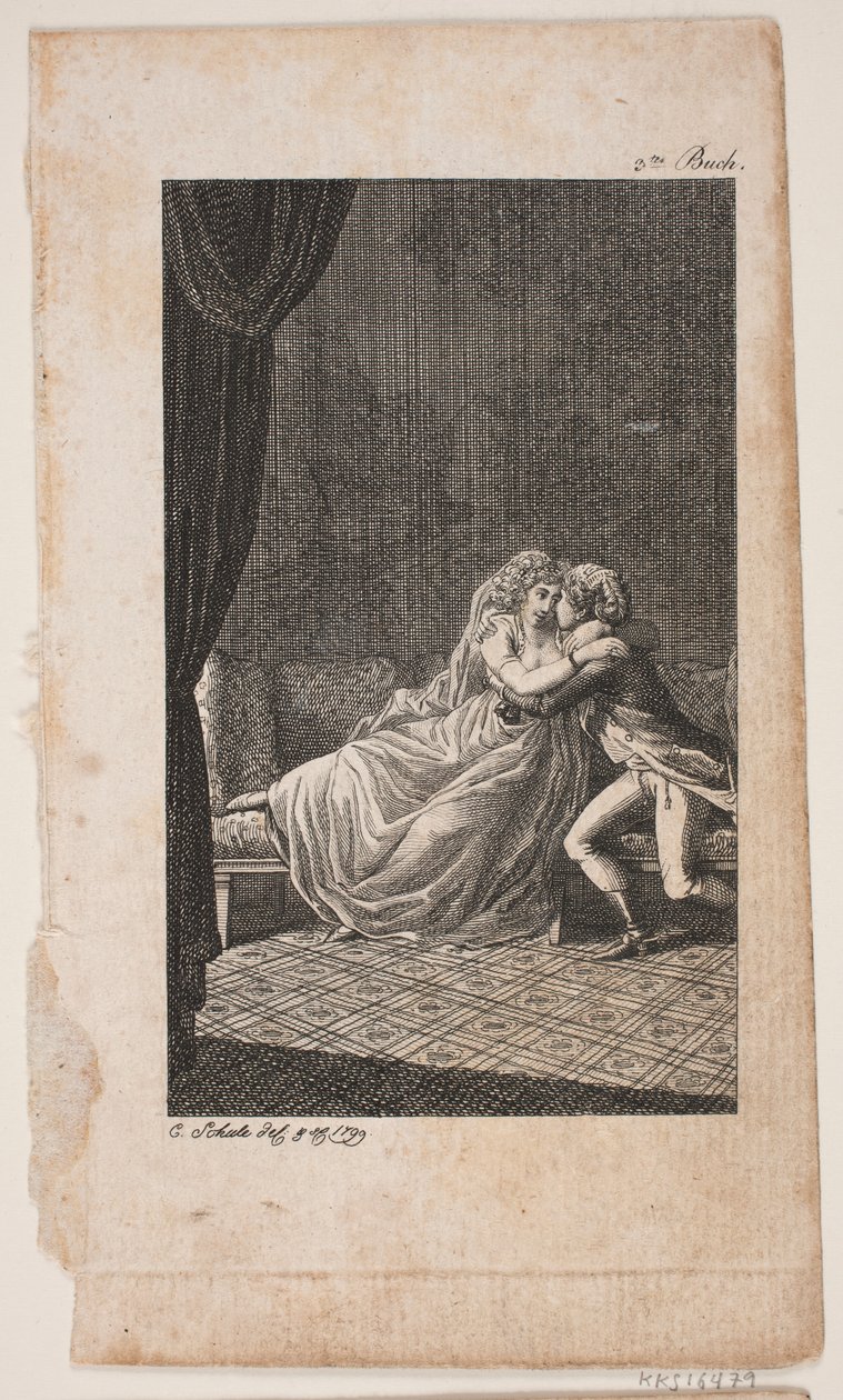 Illustration avec couple amoureux - Georg Christian Schule
