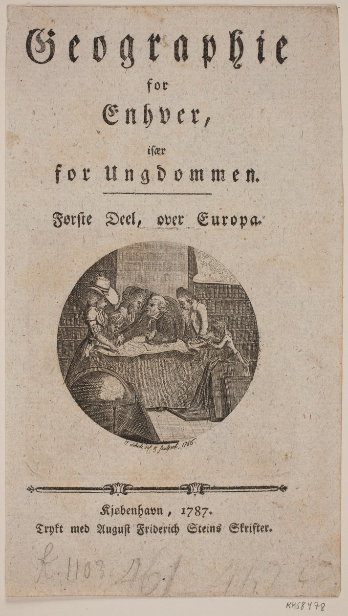 Page de titre avec vignette pour "Géographie pour tous" - Georg Christian Schule