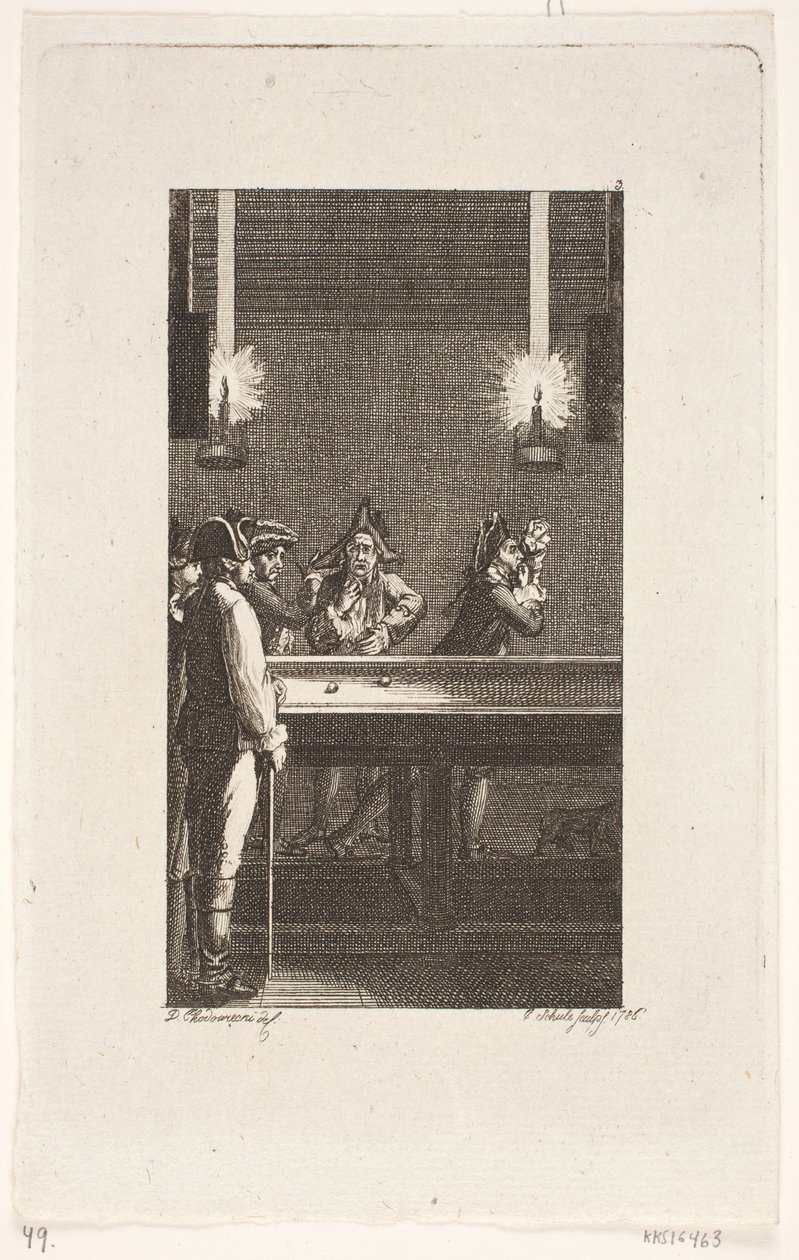 Vignette de titre pour Smollett "Les Aventures de Peregrine Pickle" - Georg Christian Schule