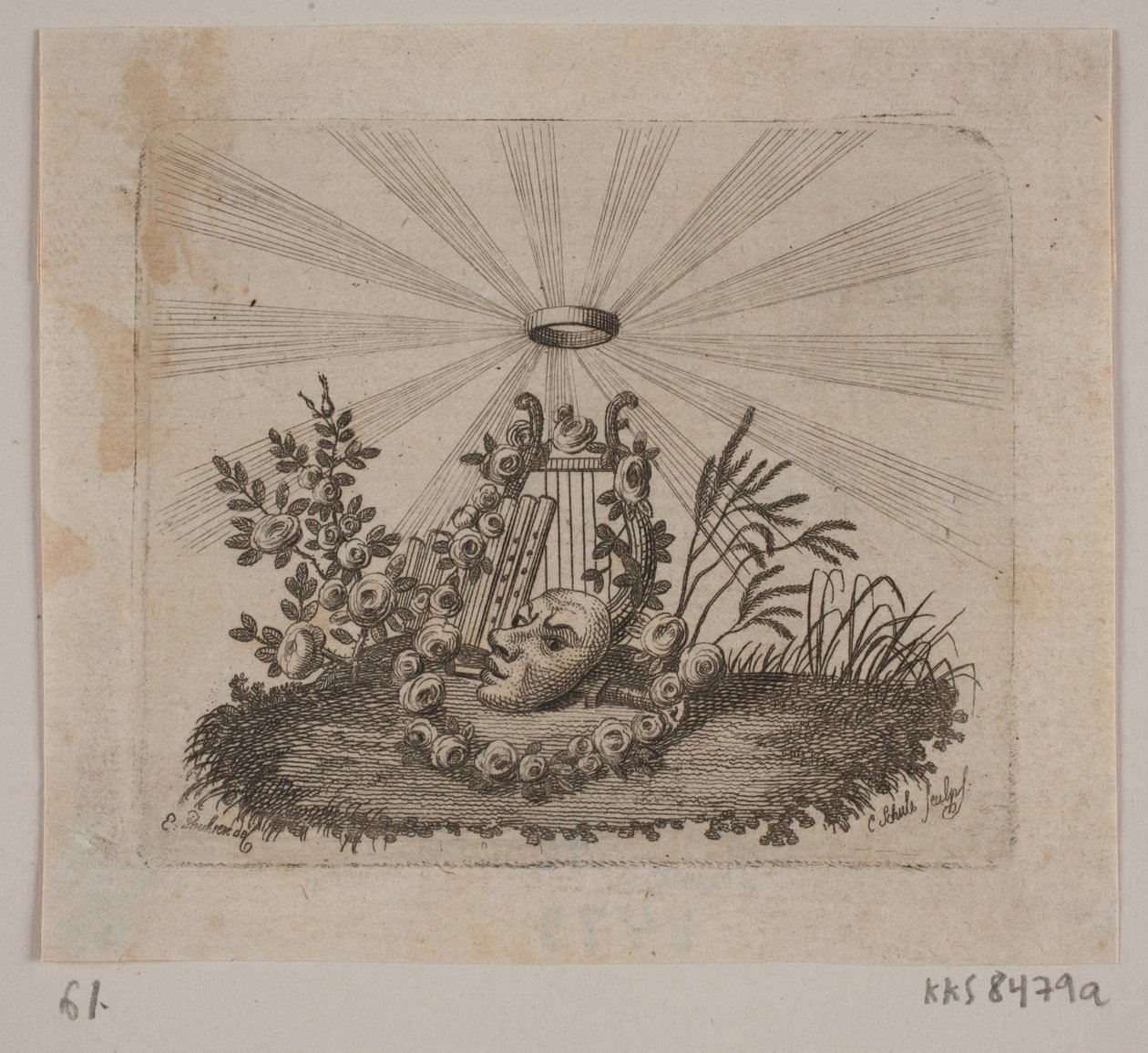 Vignette pour "Samtlige skrifter" de J. H. Wessels - Georg Christian Schule