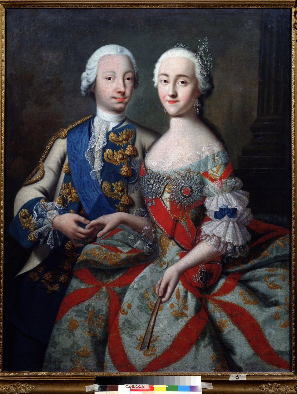 Portrait du grand duc Piotr Feodorovich - Georg Christoph Grooth