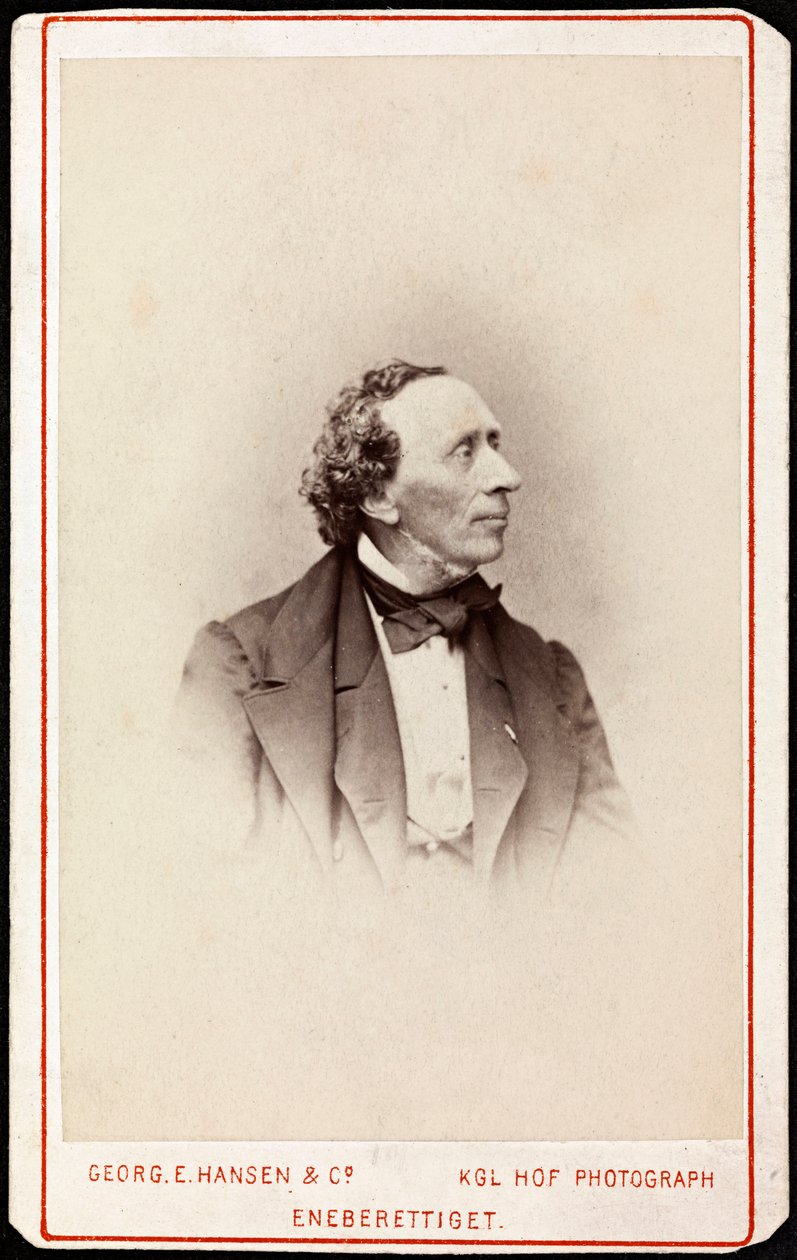 Portrait de Hans Christian Andersen - Georg Emil Hansen