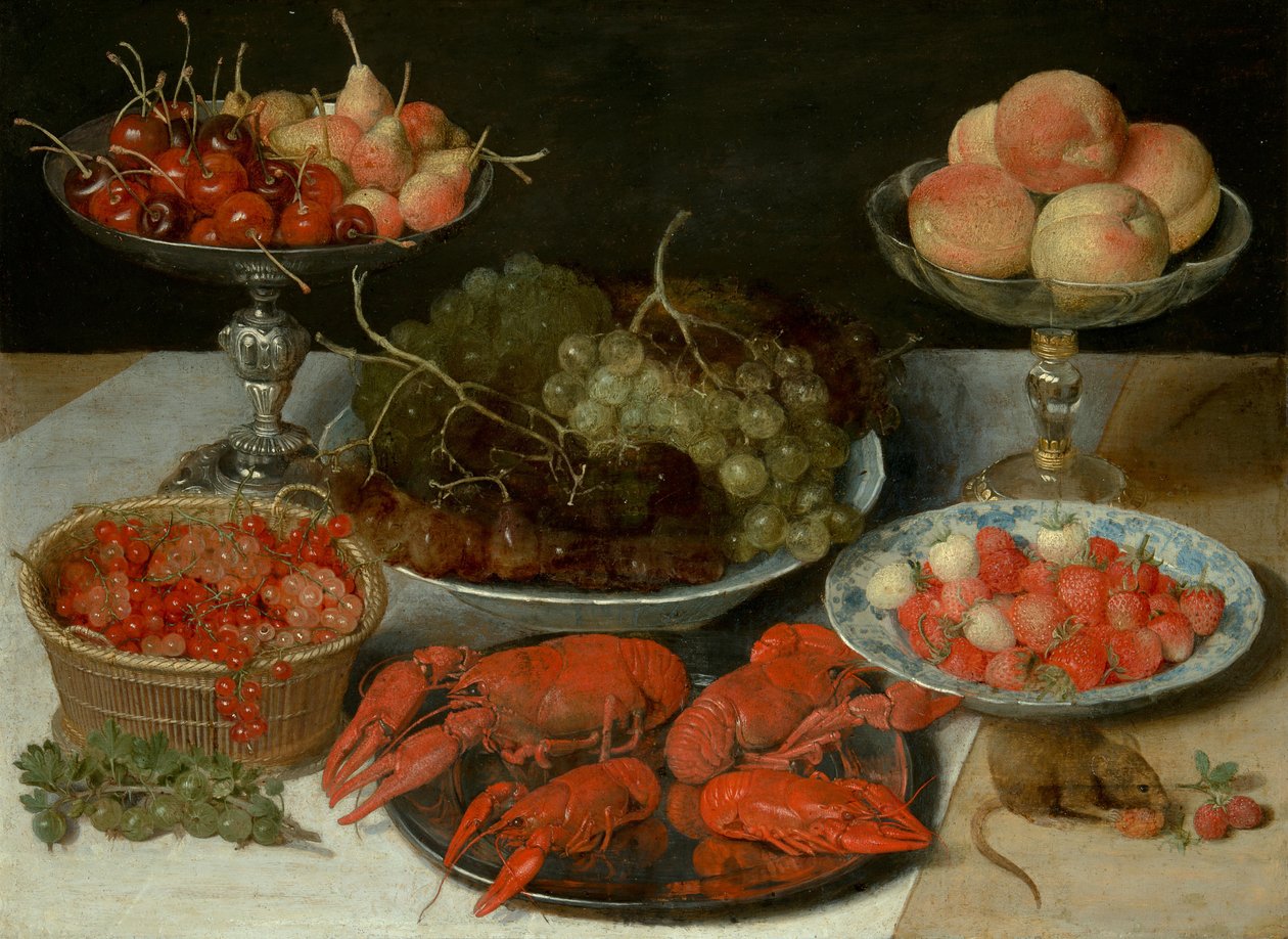 Nature morte aux fruits et aux écrevisses - Georg Flegel
