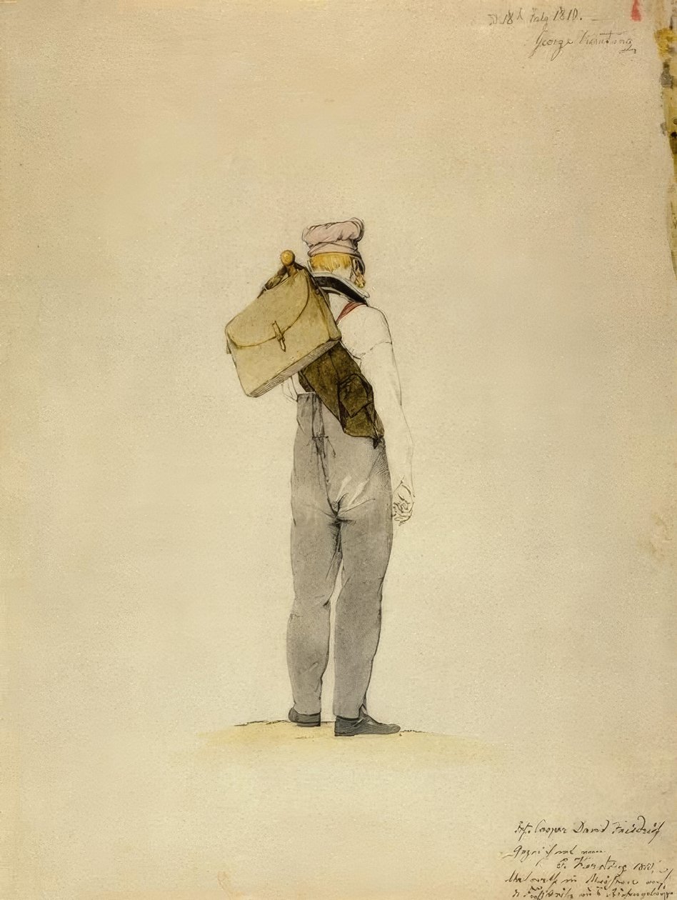 C.D. Friedrich en randonnée dans les Monts des Géants - Georg Friedrich Kersting