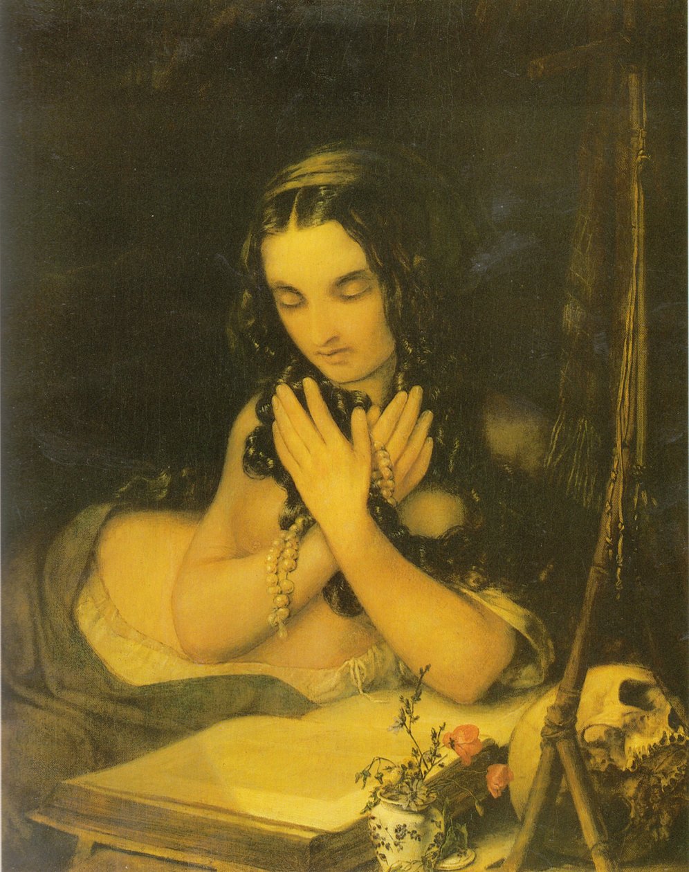Allemand :  Marie Madeleine Pénitente Marie Madeleine - Georg Friedrich Kersting