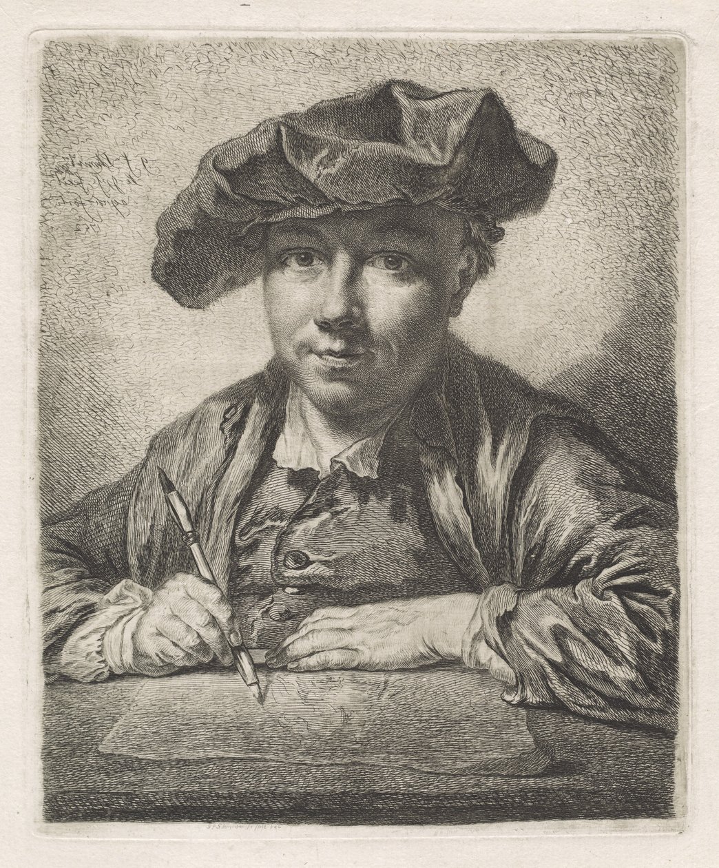 Autoportrait - Georg Friedrich Schmidt