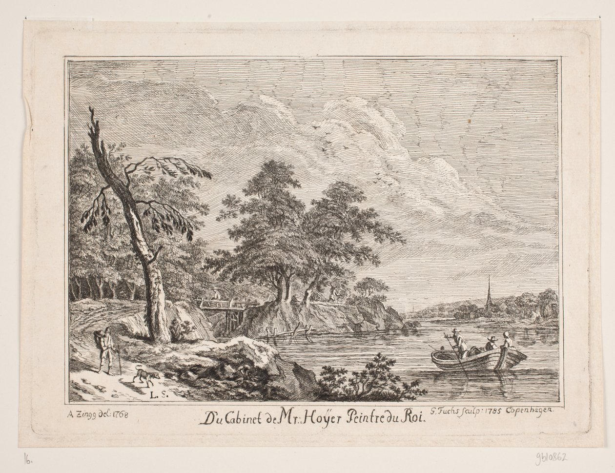 Paysage fluvial - Georg Mathias Fuchs