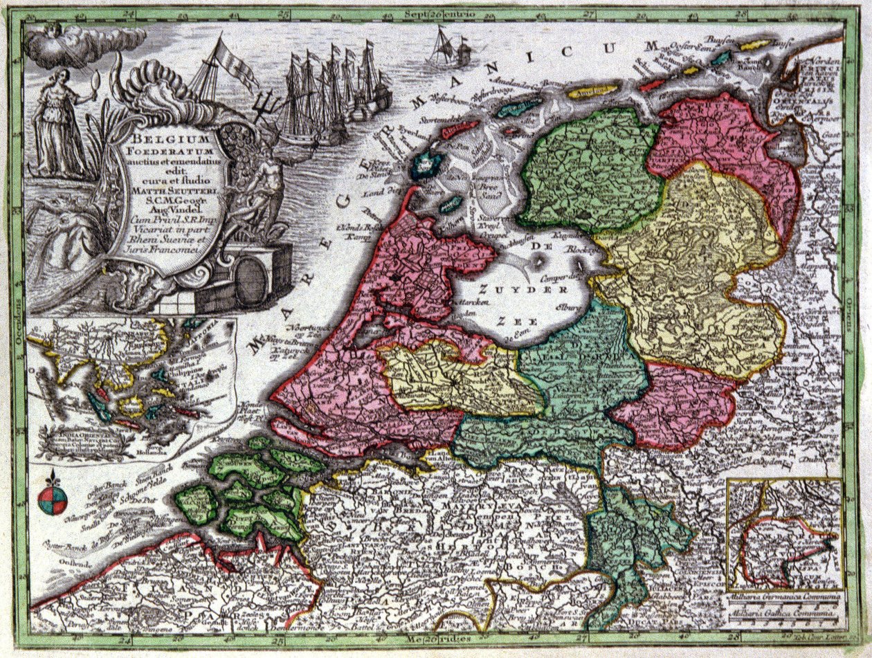 Carte de la Hollande - Georg Matthäus Seutter