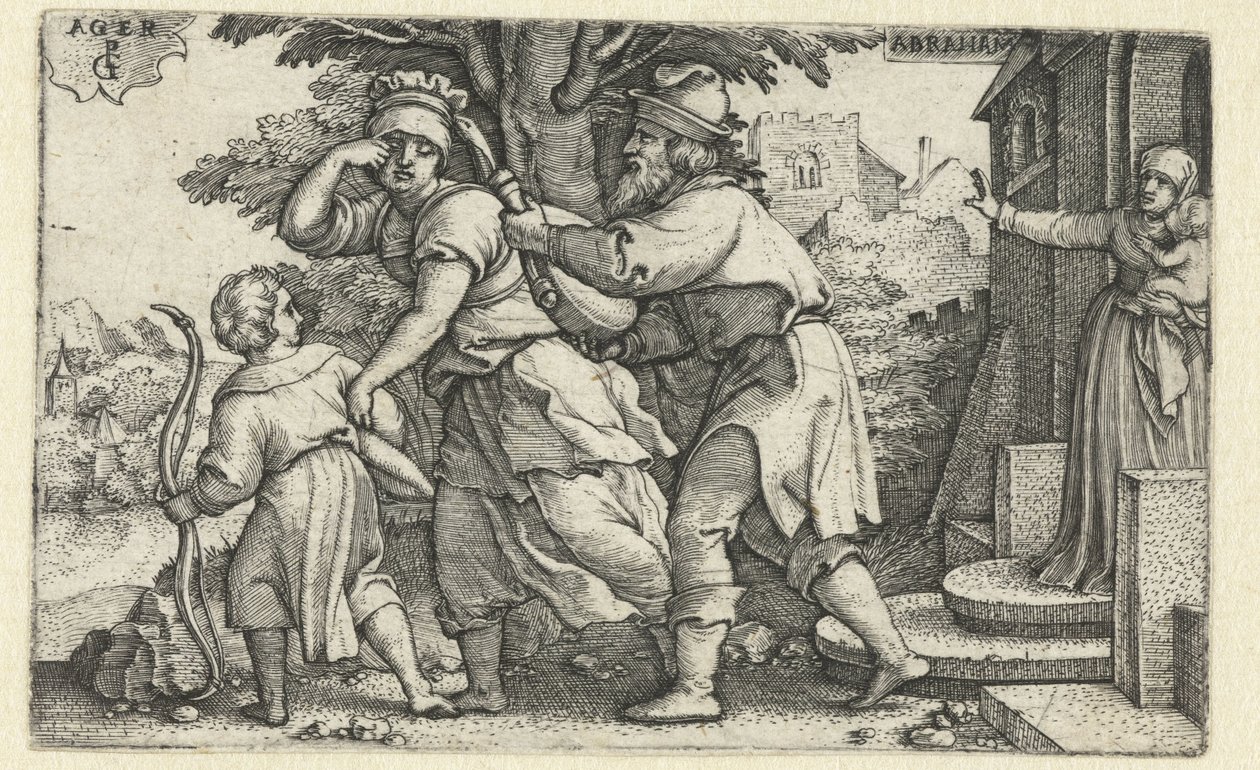 Abraham chasse Agar et Ismaël (Histoire d