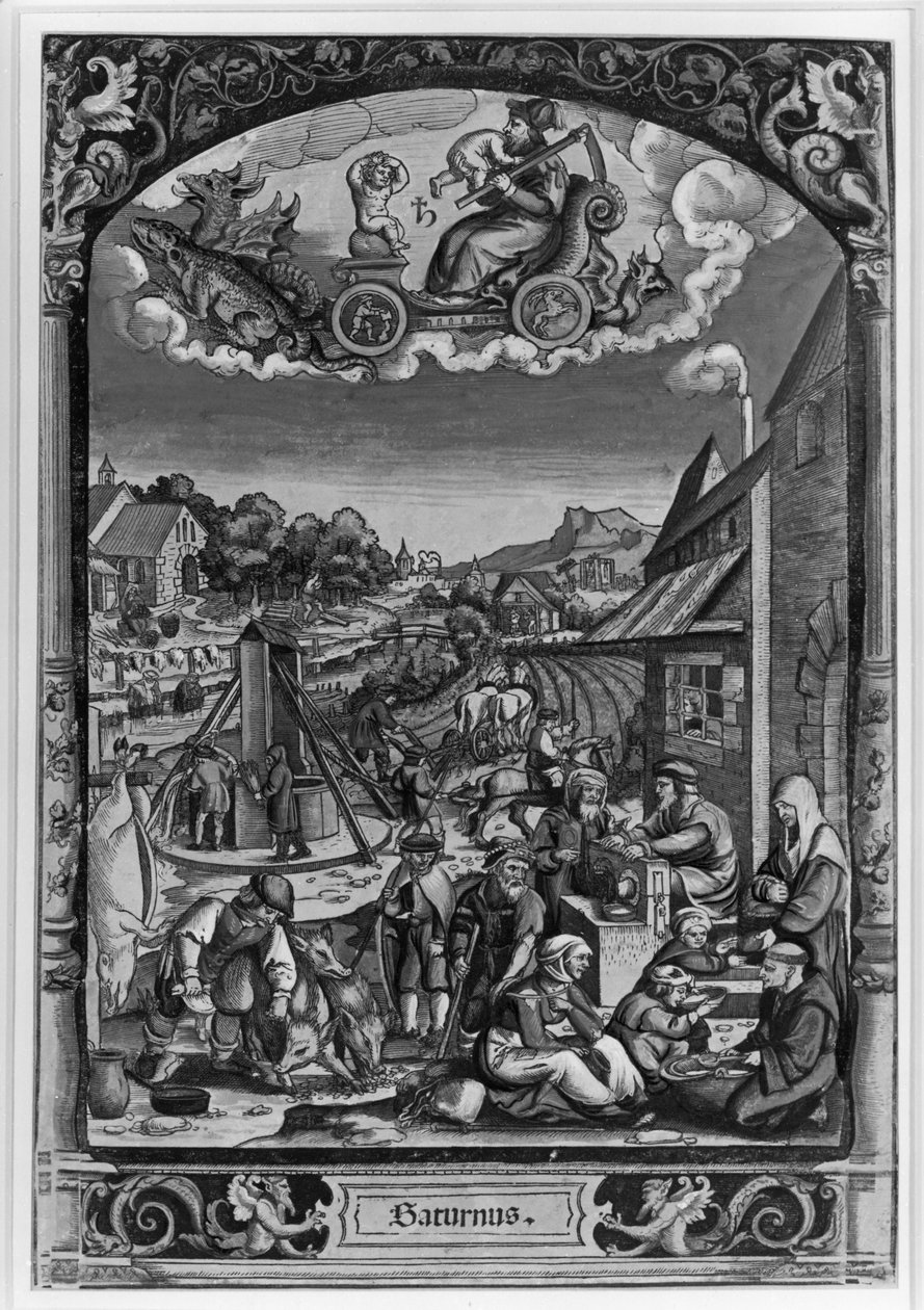 Les sept planètes : Saturne - Georg Pencz