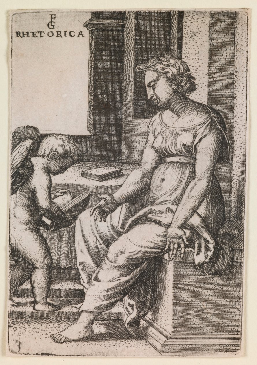 Rhetorica, de la série « Les Arts Libéraux » - Georg Pencz