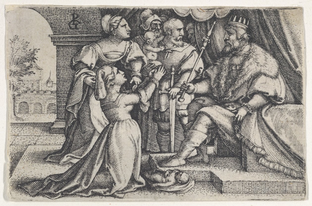 Le Jugement de Salomon - Georg Pencz