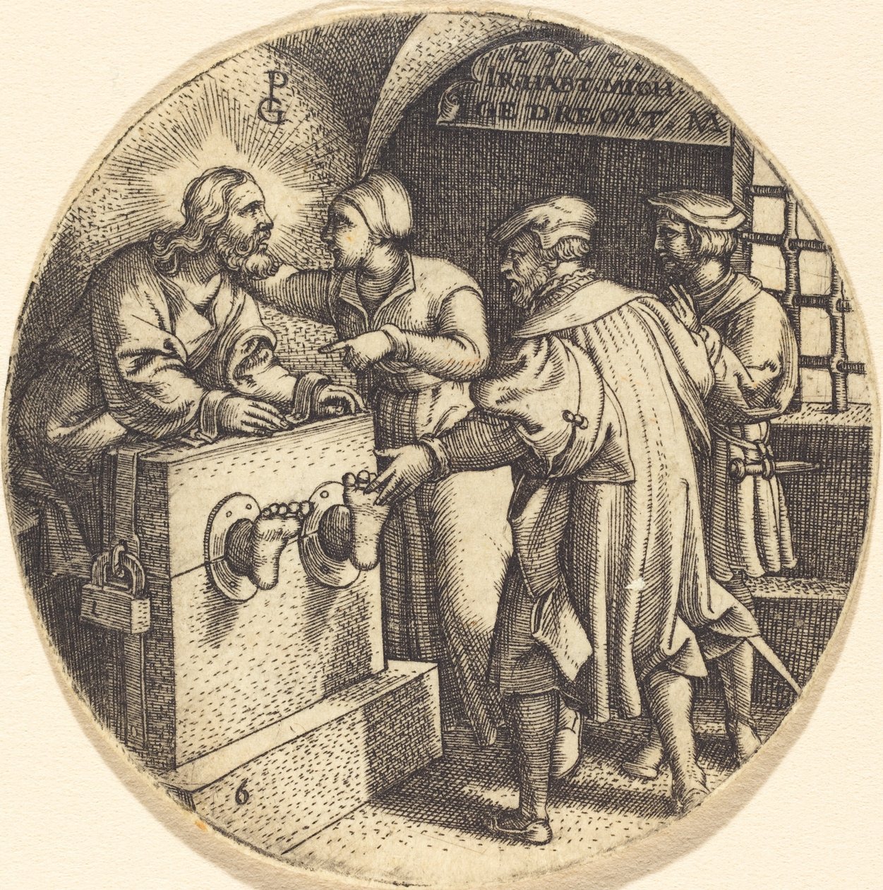 Visiter les prisonniers - Georg Pencz