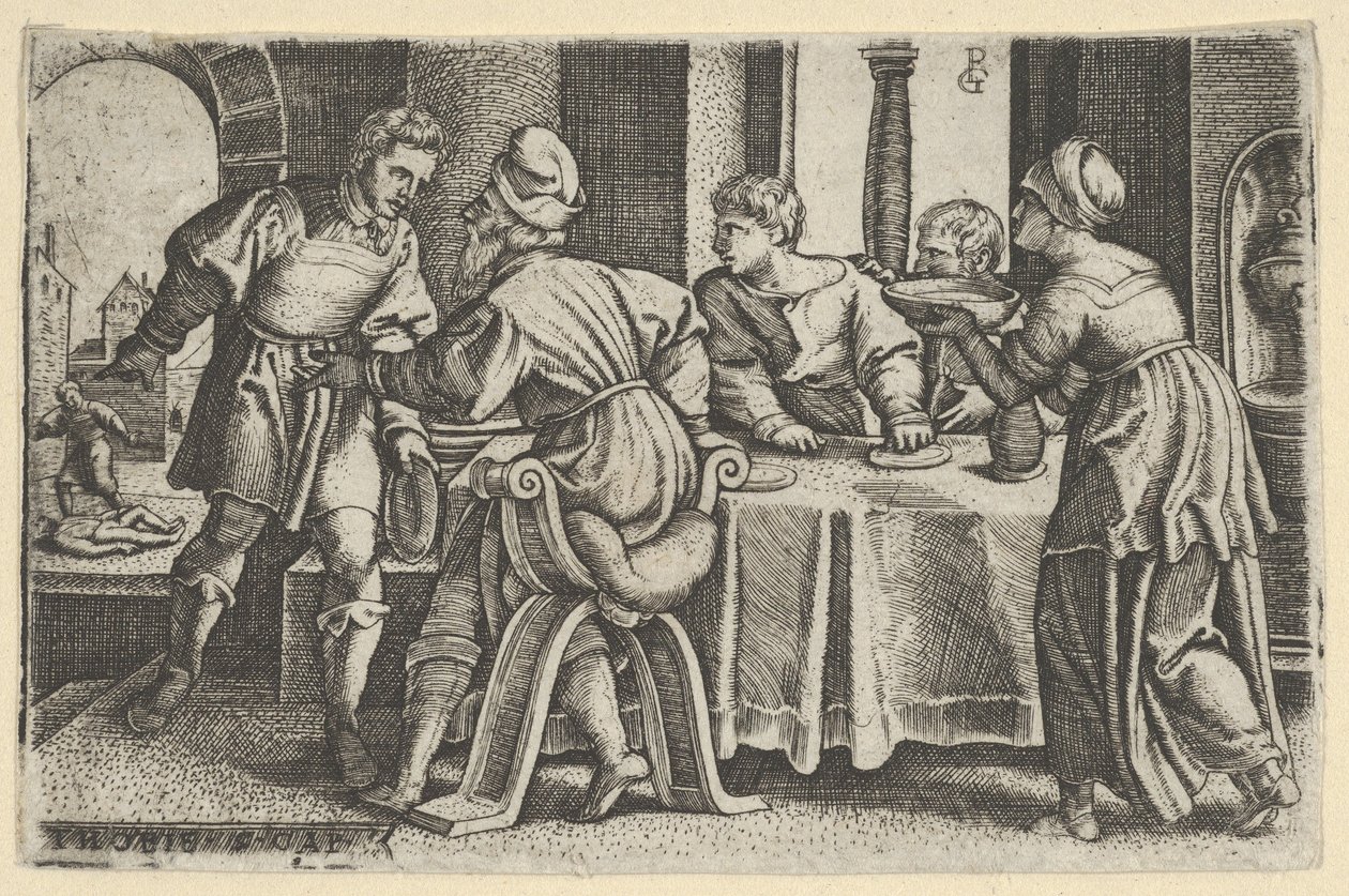 Tobias quittant la table, de L