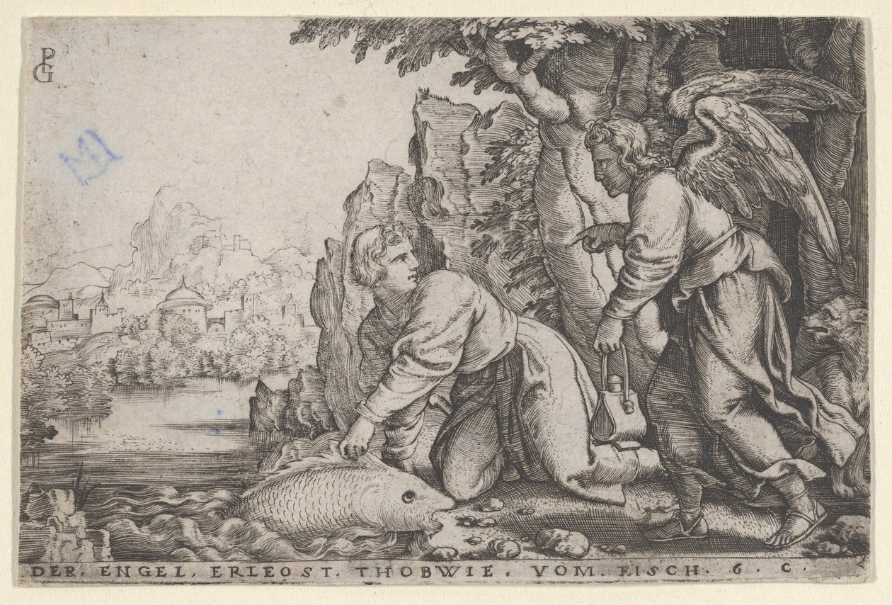 Tobiolus attrape le poisson, de L