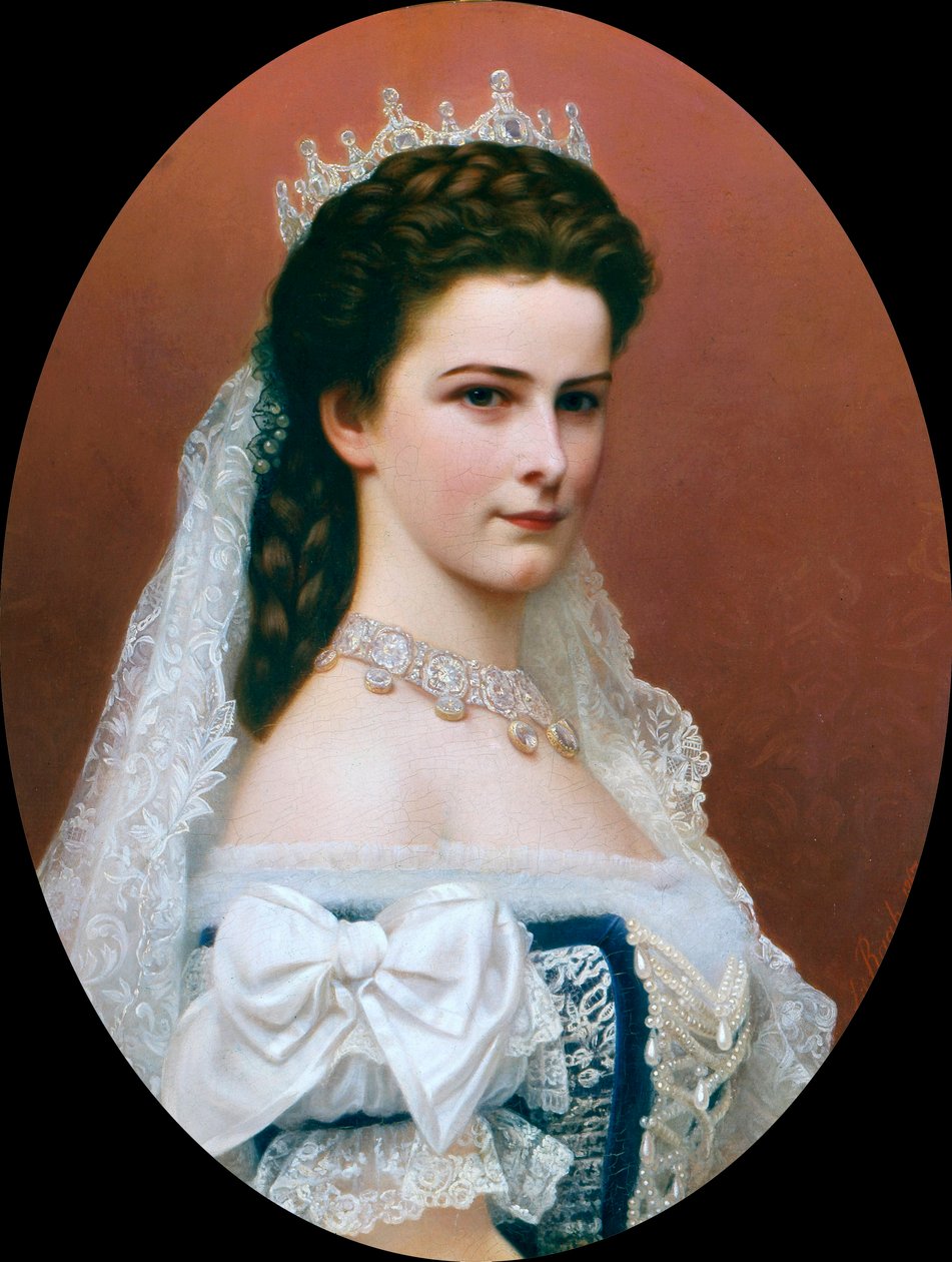 Portrait de l'impératrice Élisabeth d'Autriche (Sissi) (1837-1898)
