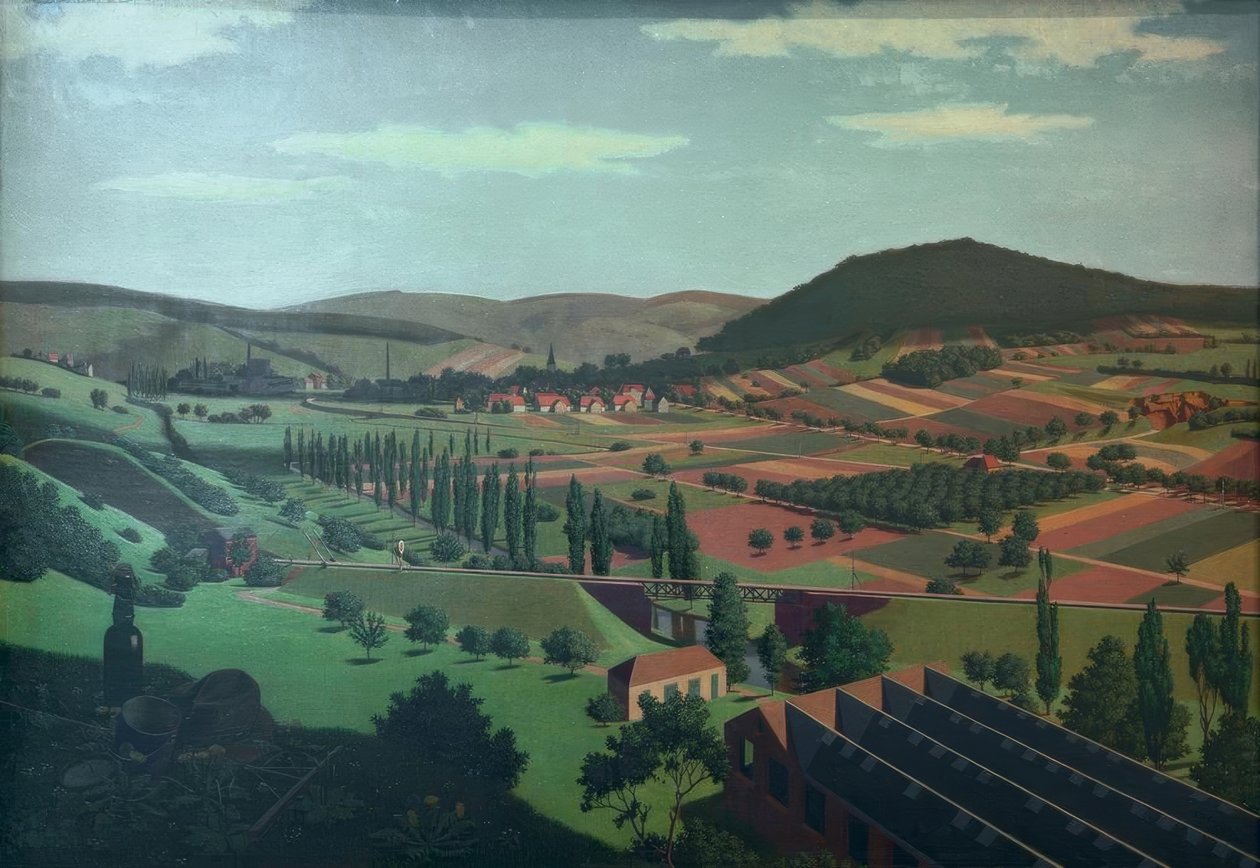 Paysage près de Berghausen - Georg Scholz