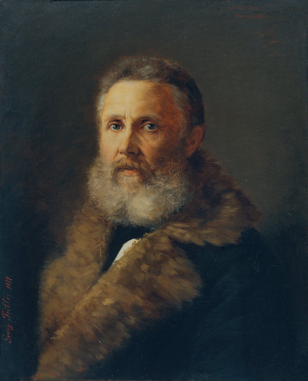 Le peintre Carl Teibler, le père de l