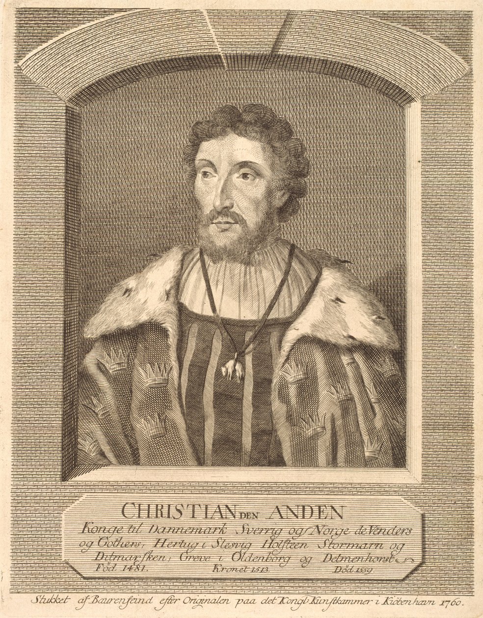 Christian II - Georg Vilhelm Baurenfeind