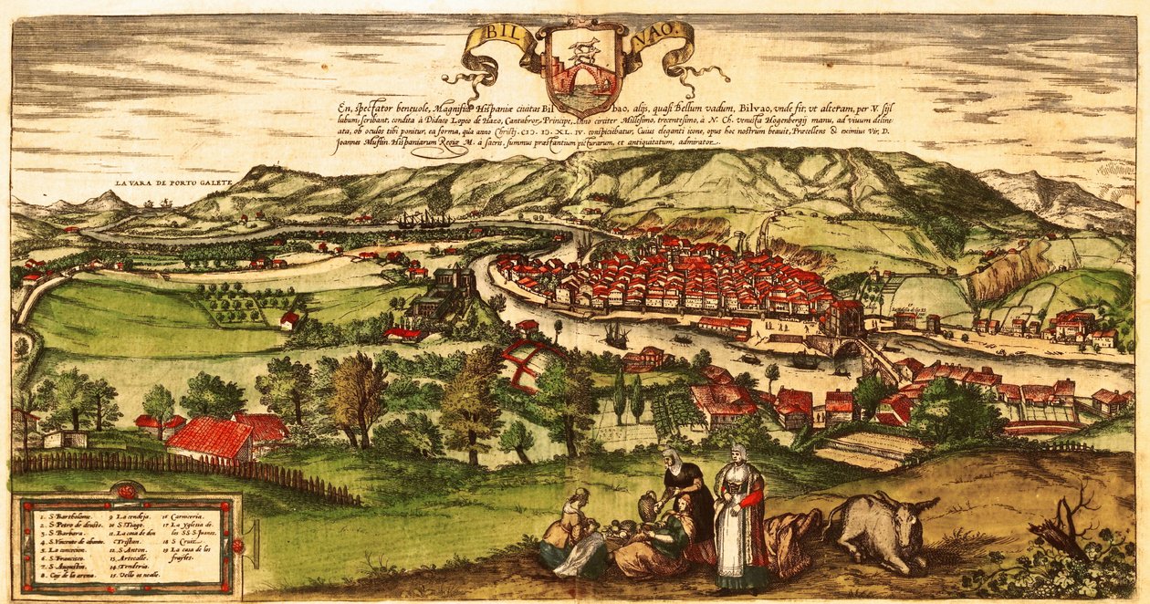 Bilbao - Georg and Hogenberg Franz (1535 90) Braun