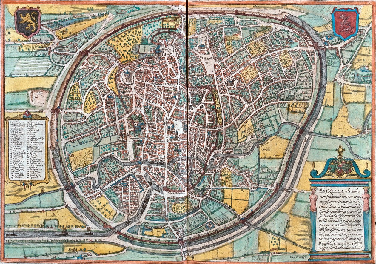 Bruxelles, Belgique - Georg and Hogenberg Franz (1535-90) Braun