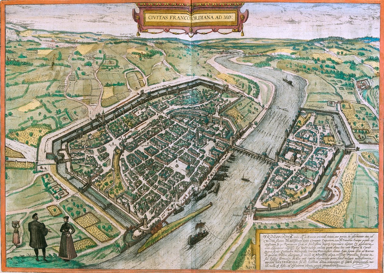 Francfort, Allemagne - Georg and Hogenberg Franz (1535 90) Braun