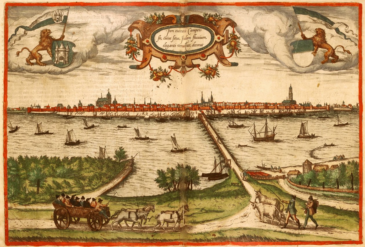 Kampan, Allemagne - Georg and Hogenberg Franz (1535 90) Braun
