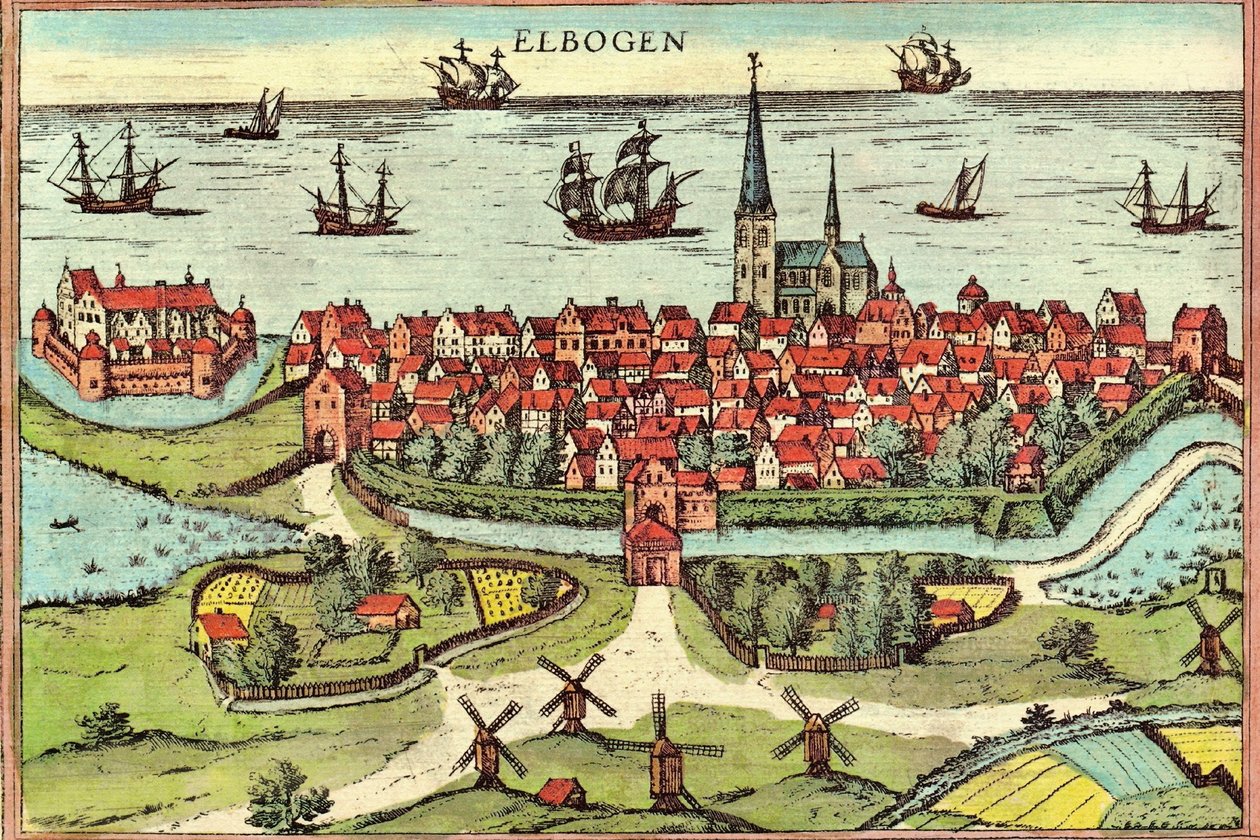Malmö, Suède - Georg and Hogenberg Franz (1535 90) Braun